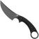 Afbeelding voor QSP Knife Viper QS166-A2 Blackwashed 10Cr15MoV, Black G10, vaststaand mes