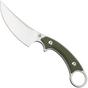 Obraz dla Nóż z głownią stałą QSP Knife Viper QS166-B1 Stonewashed 10Cr15MoV, Green G10