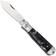 Bild für QSP Knife Jumping Jack QS167-C Satin 14C28N, Black White Resin, Taschenmesser