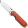 Afbeelding voor QSP Knife Nebula QS168-D Mirror Polish 14C28N Orange Bone, zakmes