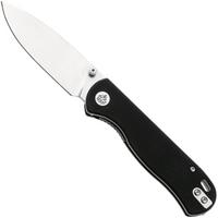 Afbeelding voor QSP Knife Ferret QS170-A1, Stonewashed Nitro-V, Black G10 zakmes
