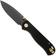 Afbeelding voor QSP Knife Ferret QS170-A2, Black Nitro-V, Black G10 zakmes