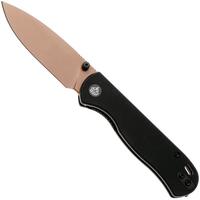 Afbeelding voor QSP Knife Ferret QS170-A3, Rose Gold Nitro-V, Black G10 zakmes