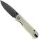 Afbeelding voor QSP Knife Ferret QS170-C2, Black Nitro-V, Glow In The Dark Resin zakmes