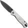 Afbeelding voor QSP Knife Ferret QS170-D2, Black Nitro-V, White Aluminum Foil G10 zakmes