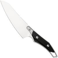 Afbeelding voor QSP Knife T-Cook QS172-A1, Stonewashed Nitro-V, Black G10 vaststaand mes 