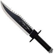 RAMBO Knife First Blood Part II Signature Edition com kit de sobrevivência, 9295