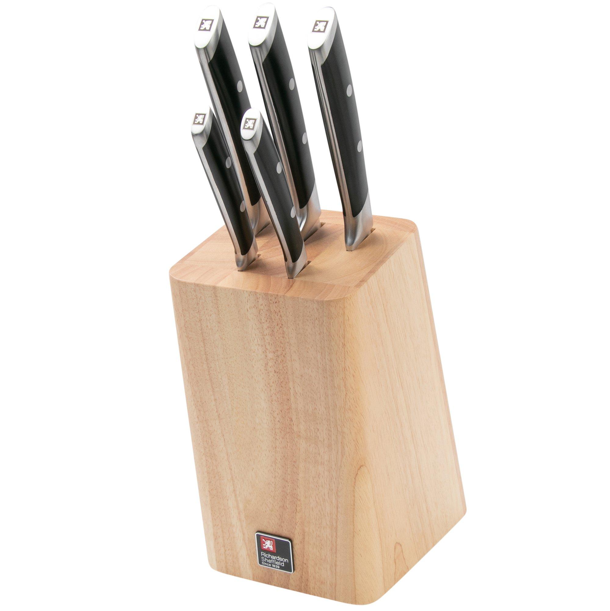 Richardson Sheffield R Vision RFR13000K358K20 5-piece knife set with block