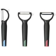 Image for Richardson Sheffield Refinest R500MZHCBRPL3 peeler set, 3-piece