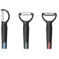 Image for Richardson Sheffield Refinest R500MZHCBRPL3 peeler set, 3-piece