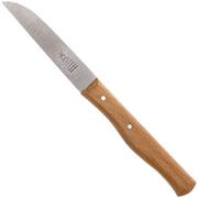 Robert Herder peeling knife straight classic, red beech, 8,5 cm