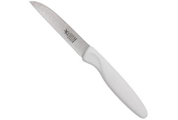 Robert Herder cuchillo de pelar Straight Classic acero inoxidable, blanco, 8,5 cm