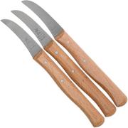 Robert Herder cuchillo curvo Madera de haya roja, Set de 3 unidades