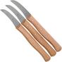 Image for Robert Herder turning knife red beech wood, set of three
