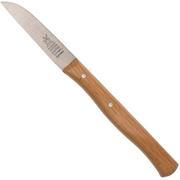 Robert Herder couteau à éplucher straight classic, hêtre rouge Inox, 6,5 cm