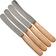 Image for Robert Herder Buckels stainless steel set of 4 breakfast knives, cherry wood