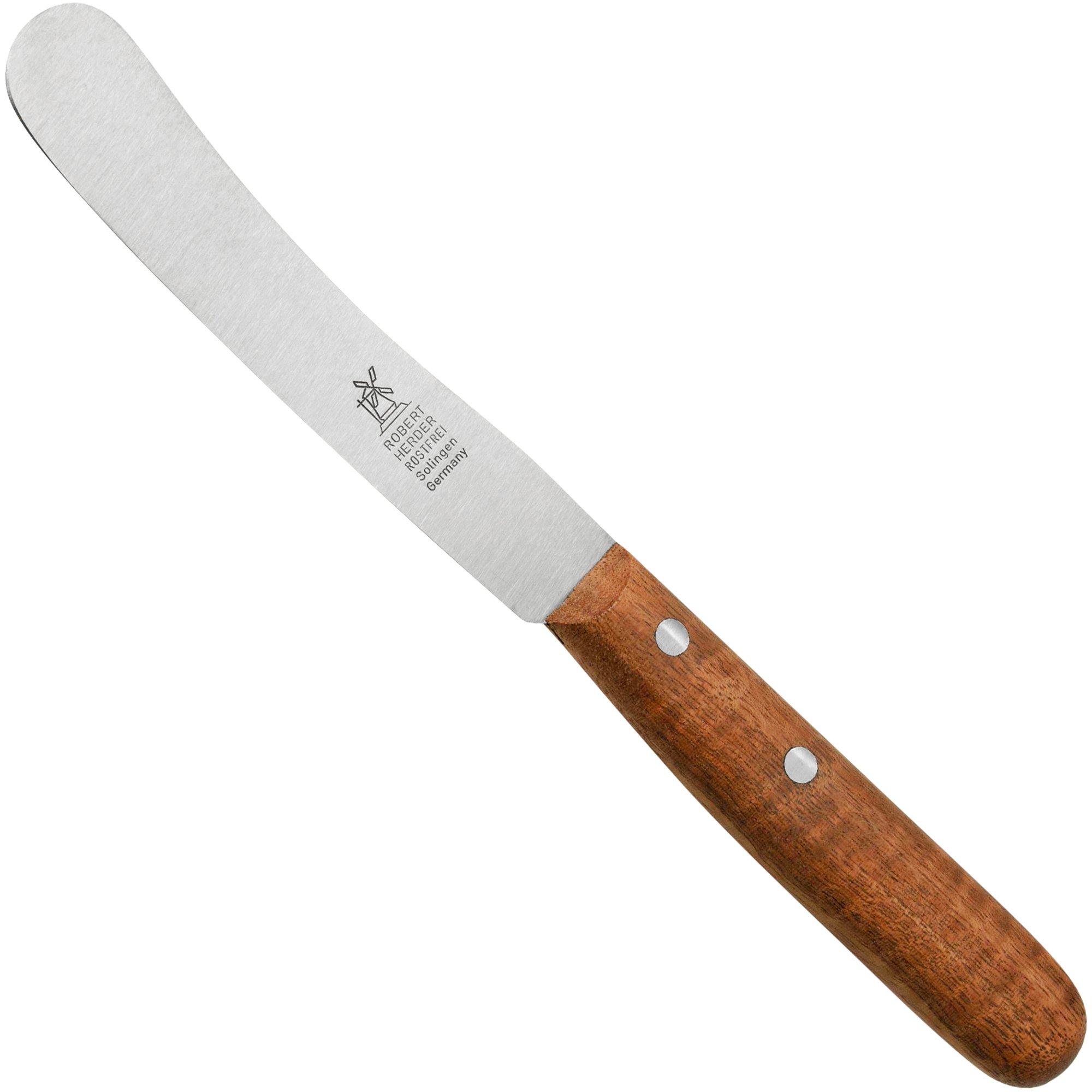 Robert Herder Frühstücksmesser Buckels Limited Edition rostfreier Stahl, Andiroba, Buckelsmesser