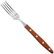 Robert Herder Fork Slim 2407000040000, 18/10 acero inoxidable, madera de ciruelo, tenedor de mesa