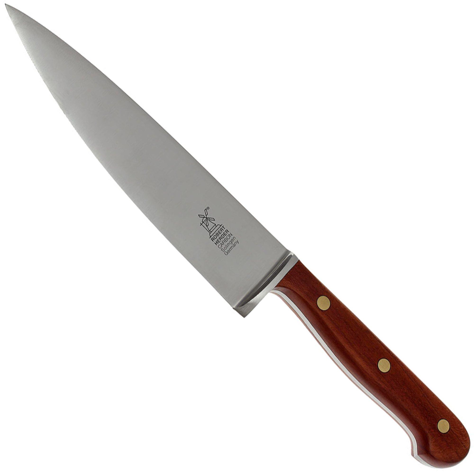 Robert Herder 1922 Kochmesser 18 cm, Pflaumenholz