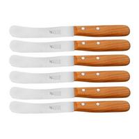 Image for Robert Herder Buckels 9554200202 stainless steel, cherry wood, 6-piece breakfast knife set