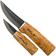 Afbeelding voor Roselli Hunting Knife & Grandmother Knife R180 leather sheath, combo set
