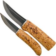 Roselli Hunting Knife & Carpenter Knife R190 mit Lederscheide, Kombi-Set