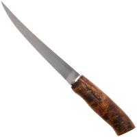 Afbeelding voor Roselli Big Fillet Knife R255, Carbon Steel, Stained Curly Birch, fileermes, 19 cm