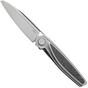 Image pour Rike Knife Baidi 13205-2 Bead Blasted Bohler M390, Titanium, Black Carbon Fiber Inlay, couteau de poche