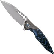 Rike Thor 7 Black Blue G10 couteau de poche