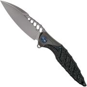 Rike Thor 7 Black Carbon fibre, coltello da tasca