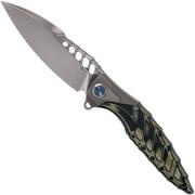 Rike Thor 7 Black Green G10 zakmes