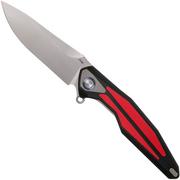 Rike Knife Tulay Black-Red Taschenmesser, schwarz-rot
