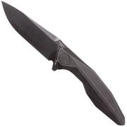 Rike Knife 1508S M390 integral pocket knife, blackwashed