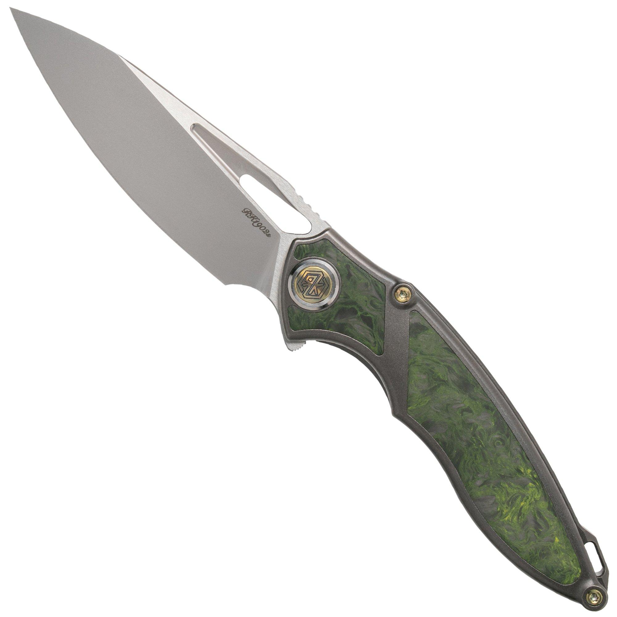 Rike RK1902s Green Carbon Fiber Taschenmesser