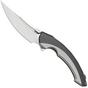 Image for Rike Knife Lamella Bead Blasted Böhler M390, Black DLC Titanium Handle, pocket knife