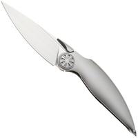 Afbeelding voor Rike Knife Predator Satin Böhler M390, Titanium, zakmes