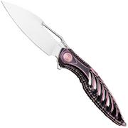 Rike Knife Thor6-M-BP Satin M390, Black Purple Titanium, zakmes