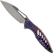 Rike Thor 6 Purple Blue Titanium, Integral Taschenmesser