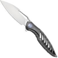 Afbeelding voor Rike Knife Thor6-M-DG Bead Blasted Böhler M390, Titanium Dark Gray, zakmes