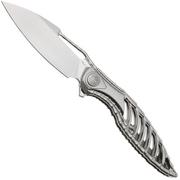 Rike Knife Thor6-M-P Bead Blasted Böhler M390, Titanium, zakmes