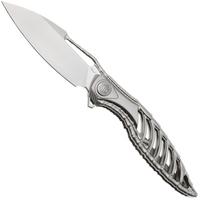 Afbeelding voor  Rike Knife Thor6-M-P Bead Blasted Böhler M390, Titanium, zakmes