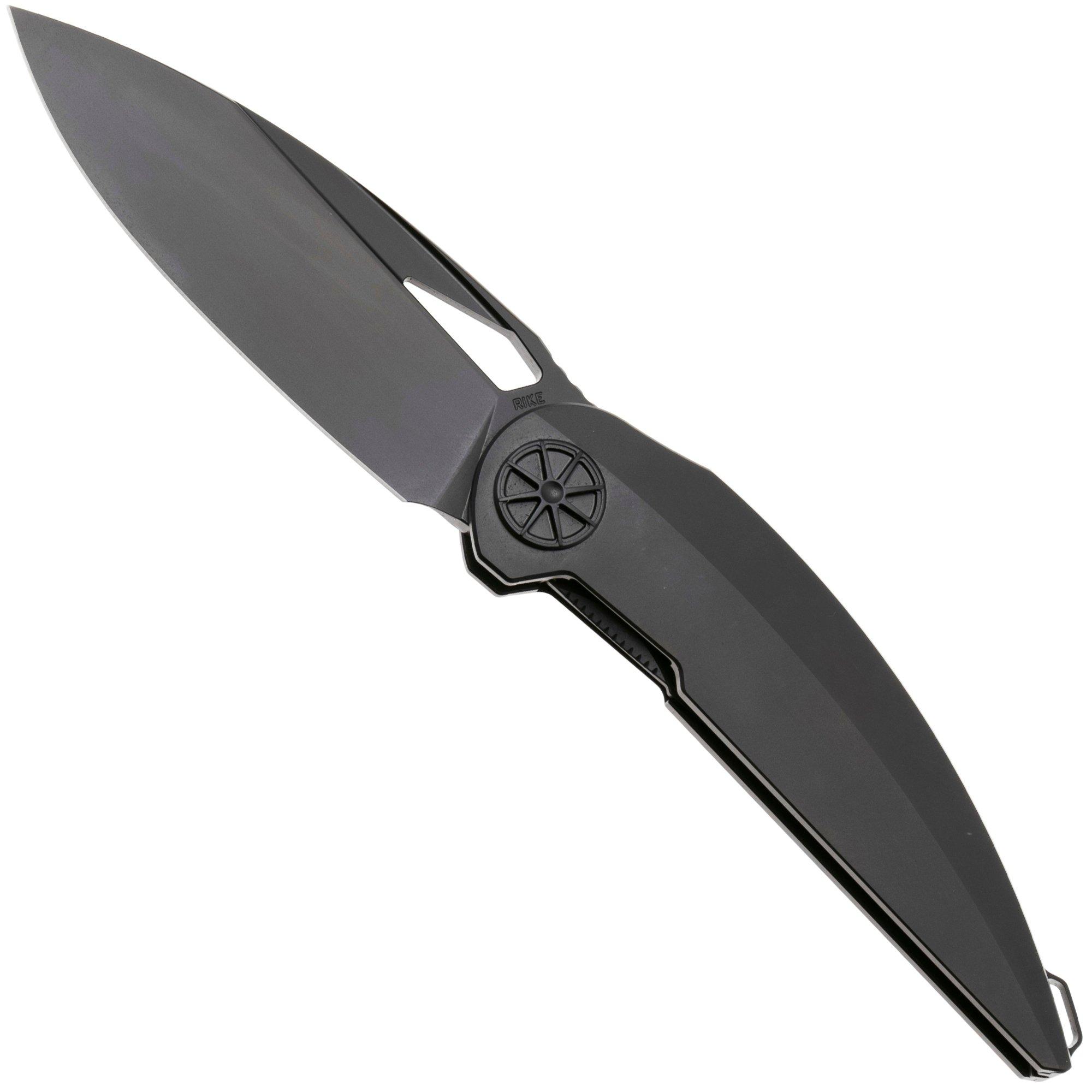 Rike Knife Tissot 2 DLC Böhler M390, DLC Titanium, pocket knife