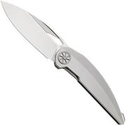 Rike Knife Tissot 2 Bead Blasted Böhler M390, Titanium, zakmes