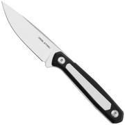 Real Steel Dex 3501BW Böhler K110, Black White G10, fixed knife, Ostap Hel design