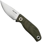 Real Steel CVX-80 OD Green Micarta 3562 Convex bushcraft knife, Poltergeist design