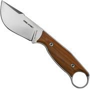 Real Steel Furrier Skinner Olive Wood 3611W fixed knife, Ivan Braginets design