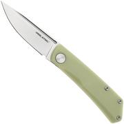 Real Steel Luna 7001GK Glow In The Dark Green, Knivesandtools Exclusive slipjoint pocket knife