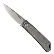 Real Steel Luna, Titanium Grey Crackle 7001TC-GC slipjoint pocket knife