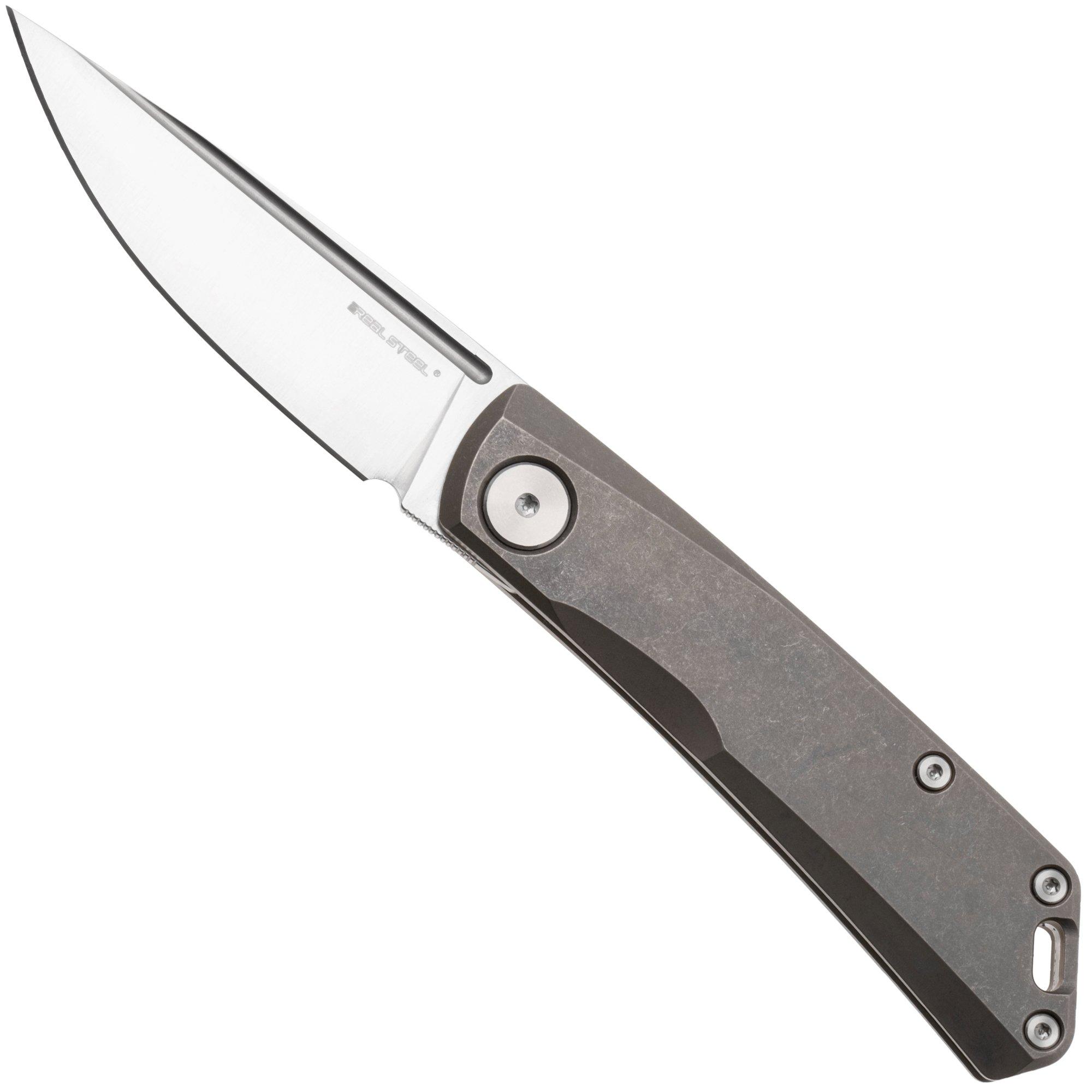 Real Steel Luna TS 7001TS02 Satin N690, Bronze Monochrome Titanium, zakmes, Jakub Wieczorkiewicz design