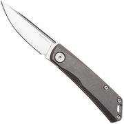 Real Steel Luna TS 7001TS02 Satin N690, Bronze Monochrome Titanium, zakmes, Jakub Wieczorkiewicz design